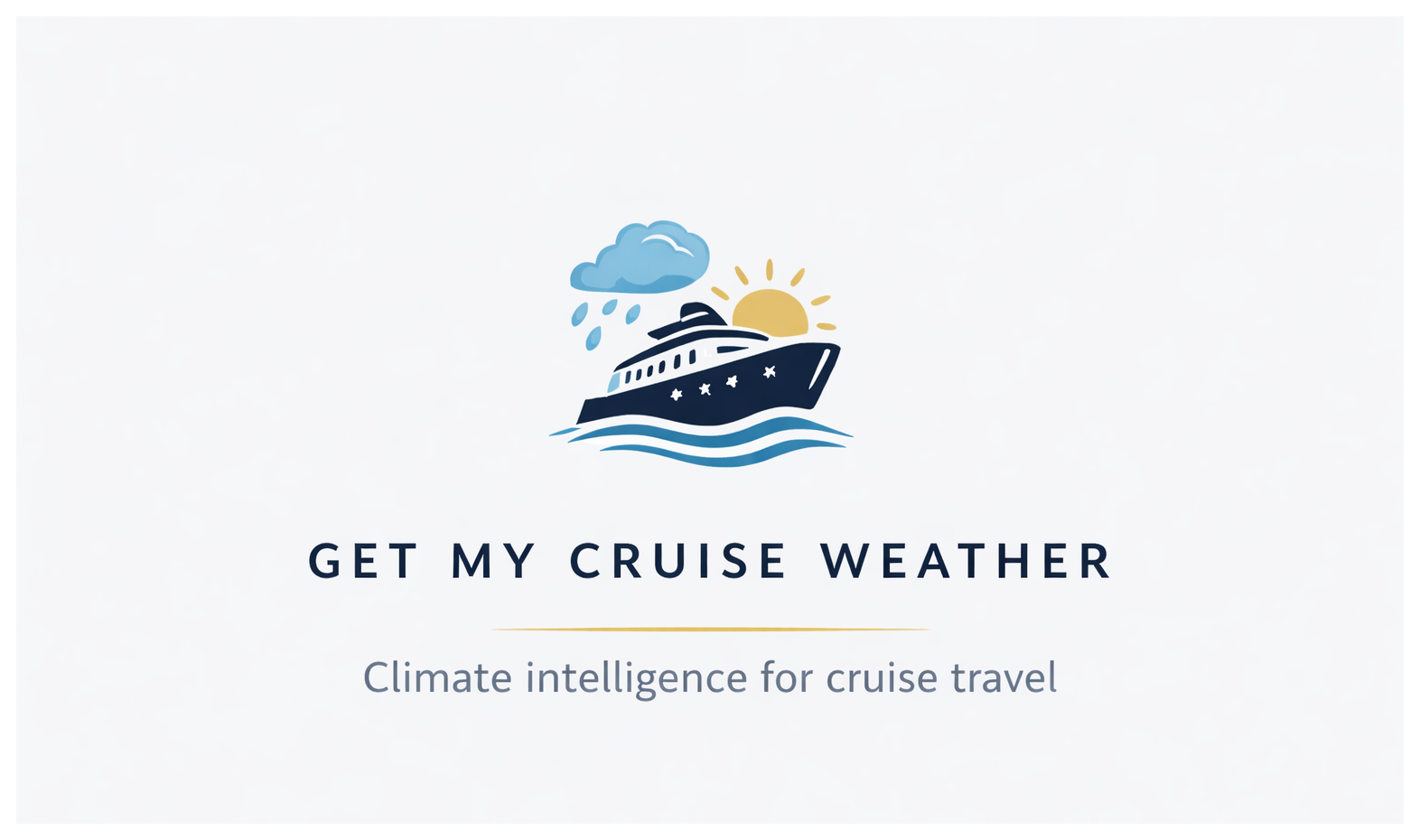 Get My Cruise Weather